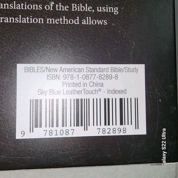 NASB Tony Evans Study Bible, Powder Blue LeatherTouch, Indexed, Black Letter, S, - Picture 6 of 7